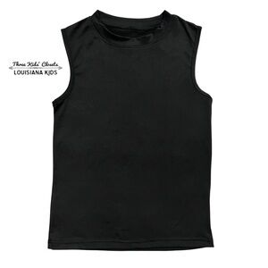 Black Bear Boys S Black Sleeveless Muscle Shirt Tank Top